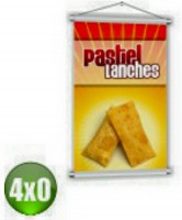 BANNER E LONA - 60X40CM - 4x0 - 1 Unid.